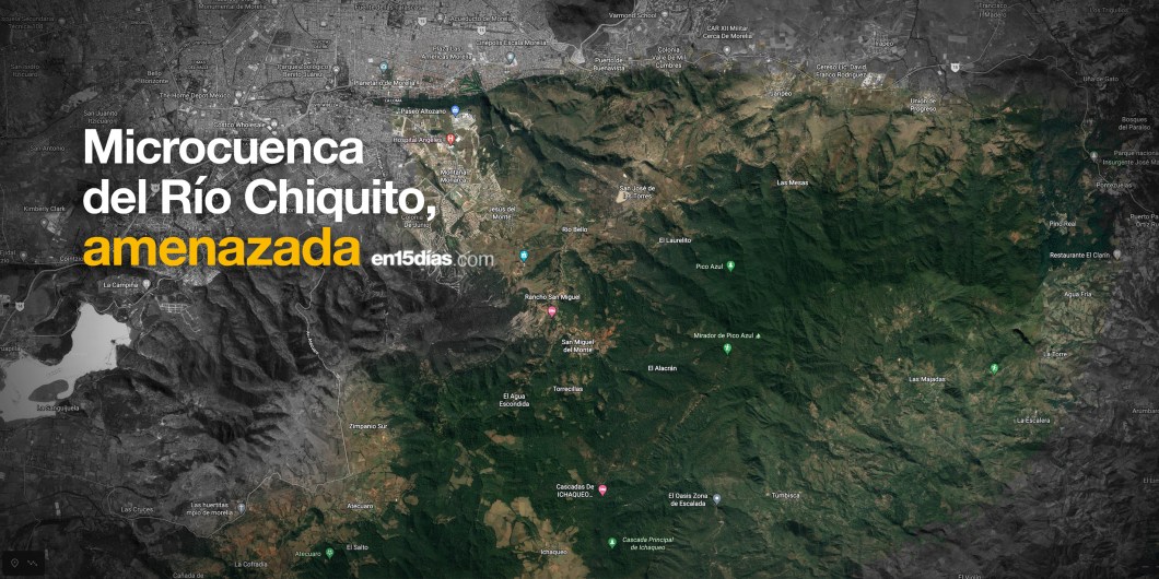 microcuenca del río Chiquito en Morelia